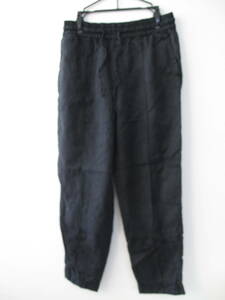 **GAP waist rubber relax pants ton cell material soft cloth black . close dark blue lady's size 2