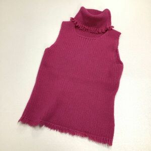  beautiful goods JILL STUART Jill Stuart low gauge no sleeve knitted neck warmer set lady's M pink Anne gola.