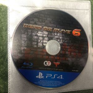 PS4 DEAD OR ALIVE6 デッドオアアライブ6 ディスクのみ