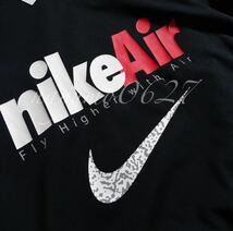 新品 正規品 2枚セット サイズS NIKE ナイキ 黒 ブラック 白 ホワイト 長袖 Tシャツ ロンT 袖プリント JUST DO IT._画像2