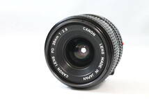 【良品/シャッター/露出計OK/鳴き無し】キャノン Canon A-1 ボディ / NEW FD 28mm F2.8 単焦点 広角 レンズセット (R545)_画像9