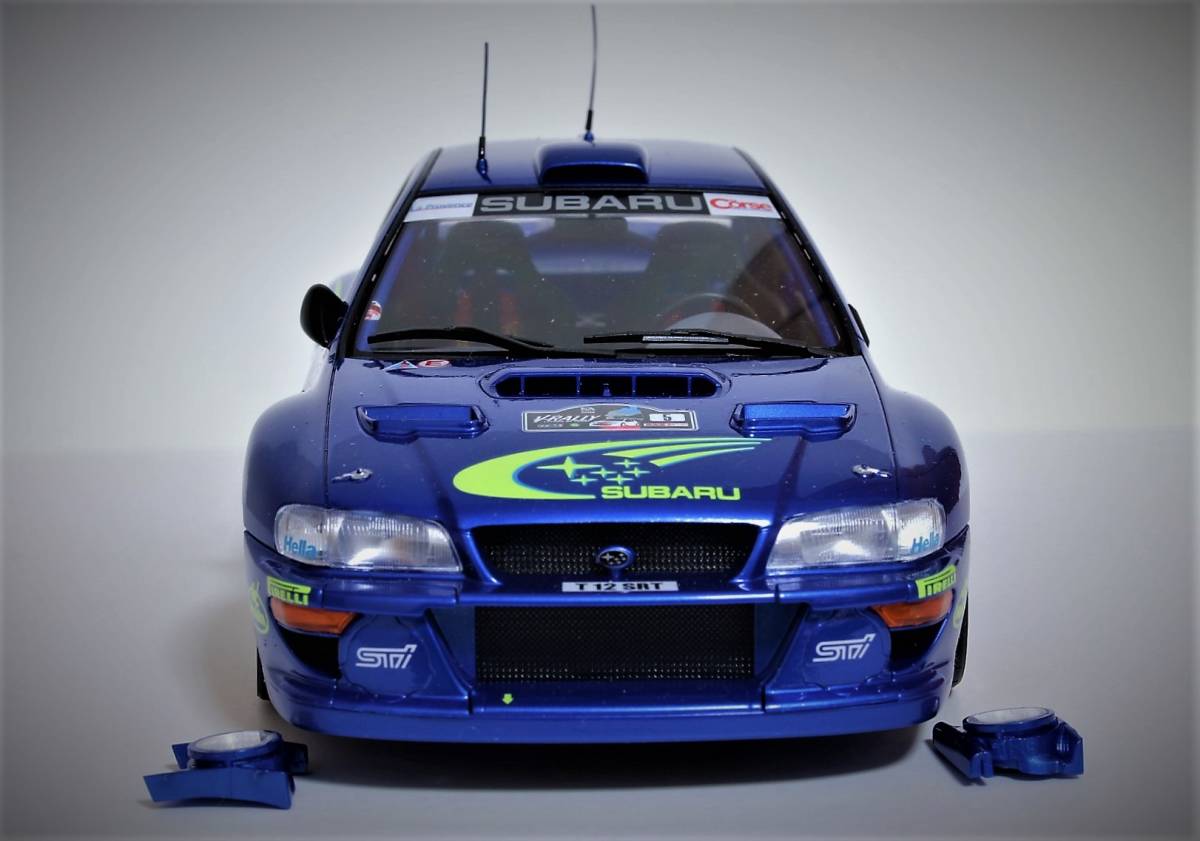 プラモデル スバル インプレッサ WRC 2001 1/24 塗装済完成品 golf