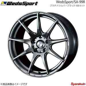 WedsSport/SA-99R ヴェルファイア 30系 3.5L車(～18/1) アルミホイール 4本セット【18×8.0J 5-114.3 INSET42 PSB】73912×4