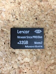 【動作確認済、初期化済】Lexar メモリースティックPRO Duo 32GB MEMORY STICK MAGIC GATE 23