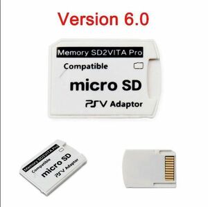 送料無料 SD2VITA microSDアダプター PlayStation Vita メモリーカード変換アダプター Ver 6.0