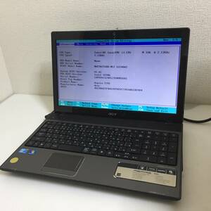 ▲Acer Aspire 5741-H32C/SF Core i3 M330 2.13GHz 2GB ジャンク品