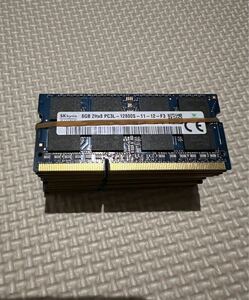 SK/ノートPCメモリ PC3L-12800S 8GB×10動作品
