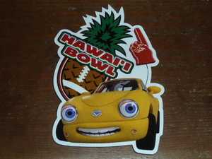 Hawaii Bowl Hawaiian 105 Kine アメフト NFL ハワイ大学 UH ラジオ キャンペーン マグネット 当時物 現地入手 大衆車 企業 ハワイ USDM 