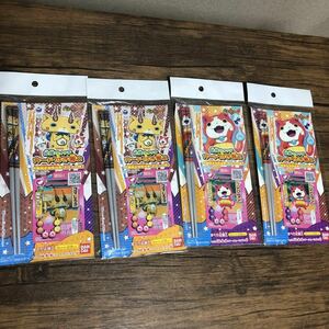  each 2 set Yo-kai Watch card attaching . chopsticks 2jibanyan koma .... chopsticks summarize 