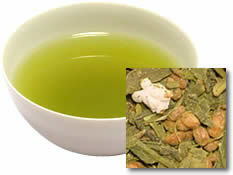 玄米茶 茶葉 お茶 緑茶 日本茶 水出し 抹茶入り 伊勢茶抹茶入玄米茶 1kg