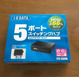 I・O DATA ETX-ESH5K 5ポート スイッチングハブ I-O DATA