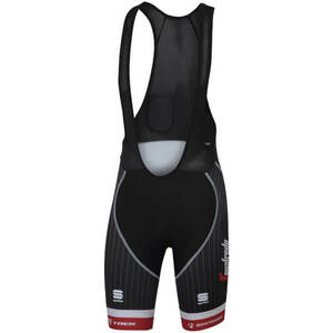 Спортивный трек segafredo bodyfit pro classic shorts -black/white/red bib shorts s