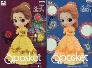 全2種【A B ベル】Beauty ant the Beast 美女と野獣 Q posket Belle フィギュア ノーマル&パステルカラー Qposket 未開封 QP