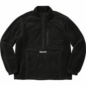 【新品未使用】 21AW 22 新品 SUPREME シュプリーム HALF ZIP PULLOVER ポーラテック トップス BLACK ブラック 黒 S 即決早い者勝ち