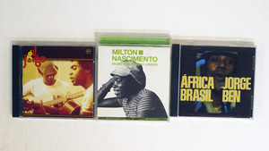 CD ブラジルアーティスト/MILTON NASCIMENTO,GILBERT GIL,JORGE BEN 3点セット