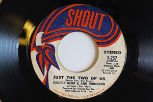 US ORIGINAL GEORGE KERR & ANN ROBINSON/JUST THE TWO OF US/SHOUT S-257□