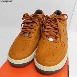 【観賞用】NIKE/ナイキ AIR FORCE 1 LOW PREMIUM BROWN LEATHER エアフォース1 309096-171/27.5 /080