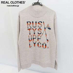 ☆【未使用】RUSTY GOLF/ラスティ ゴルフ ロゴ セーター グレー 720-751/LL /060