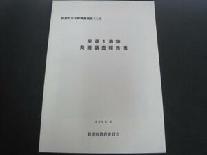 斜里町文化財調査報告？？？　来運1遺跡　発掘調査報告書