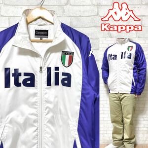 Kappa Kappa cotton inside Zip up jacket ITALIA Italy embroidery 