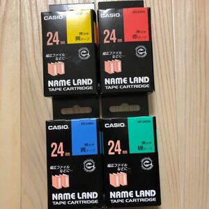 CASIO カシオネームランドテープ24mm4本未使用