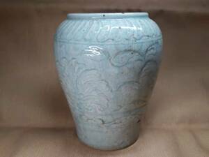 中国 唐物 古瓷 時代物 南宋影青瓷罐