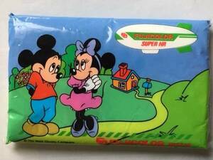 ミッキーマウス ＆ ミニーマウス　　ポケットティッシュ　　1990年代フジカラー販促ノベルティグッズ　　未使用未開封