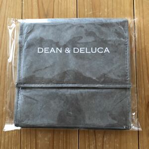 【新品未開封】DEAN&DELUCA ランチバッググレー 折りたたみ コンパクト 保冷バッグ　ディーンアンドデルーカ お弁当