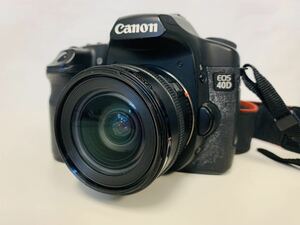 Canon キャノン　EOS 40D デジタル一眼レフ レンズ　CANON LENS EF 24㎜　1:2.8 現状品