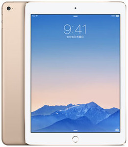 iPadAir 9.7インチ 第2世代[16GB] セルラー au ゴールド【安心…