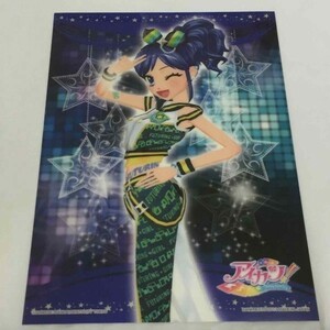 P42820 アイカツ　A5サイズ　クリアミニポスター 送料180円