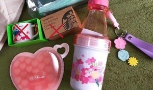 スターバックス さくらタンブラー+ハートシリコン蓋
