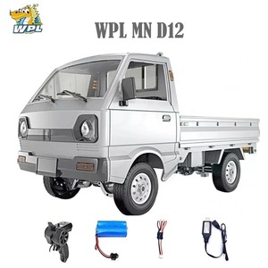 Wpl 1 D12 rcカー1/10 4WDシミュレーション起毛260モータークライミングledライト道路mn 1:10 4WD rcトラック車のおもちゃ