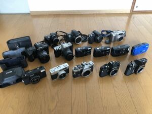 ジャンク カメラ まとめ売り セット フィルムカメラ デジタルカメラ Nikon PENTAX OLYMPUS konica sony ソニー おまとめ フィルムカメラ 