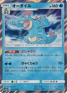 ポケモンカードゲーム SM6b 017 オーダイル R レア