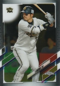 TOPPS 2021 NPB CHROME T－岡田 208 レギュラーカード