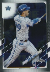 TOPPS 2021 NPB CHROME N.ソト 121 レギュラーカード