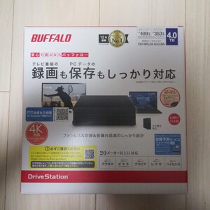 新品未開封 外付けHDD HD-NRLD4.0U3-BA BUFFALO USB3.1 USB3.0 テレビ録画 hdd 4t