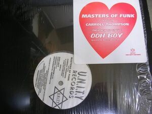 ●UKSOUL R&B12”●MASTERS OF FUNK FEAT. CARROLL THOMPSON/OOH BOY