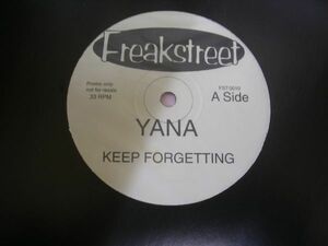 ●UKSOUL R&B12”●YANA/KEEP FORGETTING