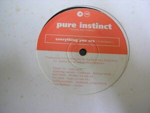 ●UKSOUL R&B12”●PURE INSTINCT/EVERYTHING YOU ARE