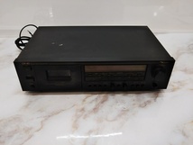 △ジャンク品　オーディオ機器　カセットデッキ　Nakamichi　CR-40　ナカミチ_画像1