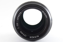 【良品】ニコン Nikon Nikkor 105mm f2.5 非Ai 高級 単焦点レンズ 試写・動作確認済み！907639_画像4