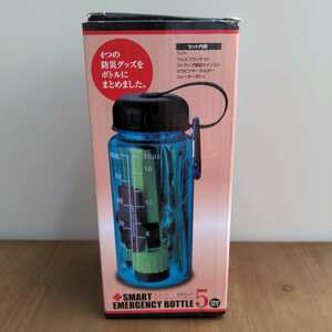 disaster prevention goods Smart emergency bottle 5 point set light aluminium blanket strap thin type whistle water bottle other 