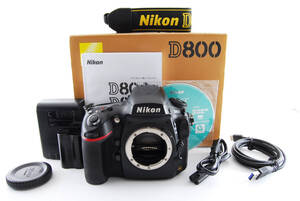 Nikon ニコン D800 FX デジタル一眼 デジタルカメラ ボディ 元箱/付属品付き #908552