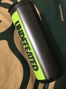 スターバックス ステンレスボトル UNDEFEATED 473ml 未使用 タンブラー 水筒 ボトル コラボ アンディフィーテッド