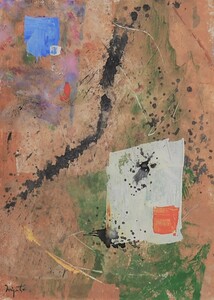 Art hand Auction Hiroshi Miyamoto abstraktes Gemälde 2022DR-13 Allgegenwärtig, Malerei, Aquarell, Abstraktes Gemälde
