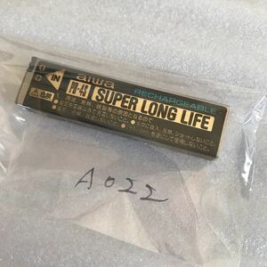 動作未確認 aiwa アイワ ガム電池 充電池PB-4S 2V 600mAh SUPER LONG LIFE カセットプレーヤー カセットテープ ウォークマン専用 ジャンク