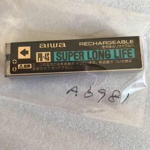 動作未確認 aiwa アイワ ガム電池 充電池PB-4S 2V 600mAh SUPER LONG LIFE カセットプレーヤー カセットテープ ウォークマン 専用 ジャンク