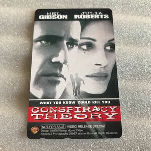  unused telephone card 50 times conspiracy. theory meru Gibson Giulia donkey -tsu movie Western films telephone card rare premium Point .. new goods unused 